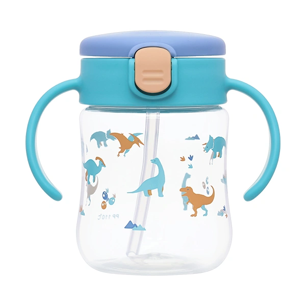 Bình tập uống Richell T.L.I - Khủng long